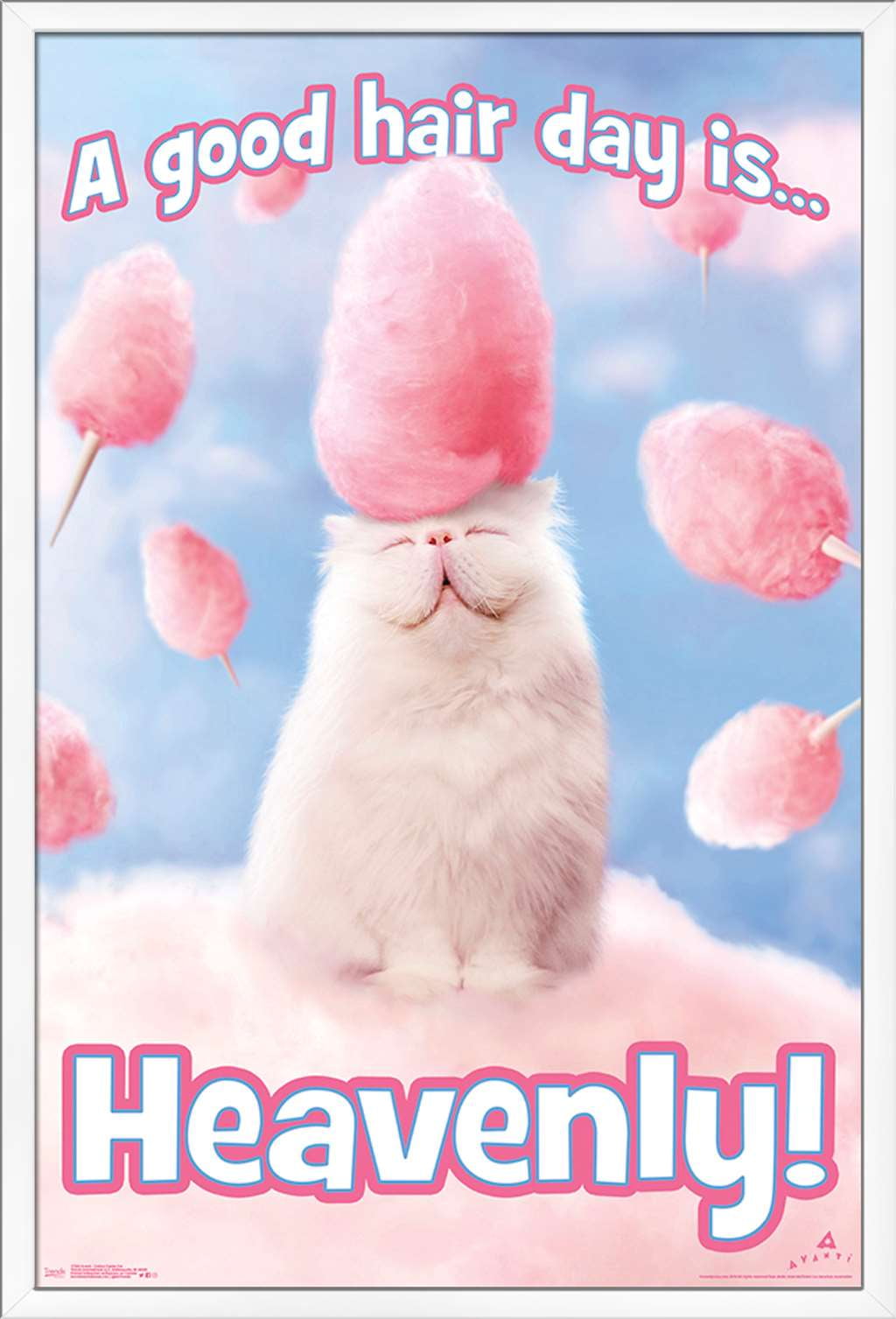 Avanti Cotton Candy Cat Poster