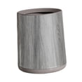 thumbnail image 4 of Luzkey Trash Can with Wood Grain, Waste Basket, Room Aesthetically Stylish, Garbage Container Without Lid, Trash Can for Laundry Indoors And Outdoors with base, 4 of 8