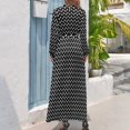 thumbnail image 2 of Robe Freezia Manches Longues Chanson Mode Sortie Robe Femme Motif Belle Robe une Pièce, 2 of 4