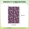 thumbnail image 4 of Kdxio Cute Squirrel Floral Pattern Golf Towel (24" X 16") with Carabiner Clip - The Convenient Golf Cleaning Towel, 4 of 8