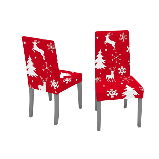 RKSTN Chair Covers Christmas Chair Cover Digital Printing Christmas Table Decoration Chair Pad,Home Decorations