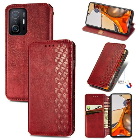 Case For XIAOMI 11T Leather Case Flip Cover Exquisite Business Wallet Function Fashion Design