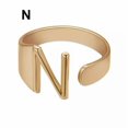 thumbnail image 1 of CUITING Fashion Adjustable Initial Alphabet Letter A-Z Ring Finger Rings Women Jewellery-Silver C, 1 of 9