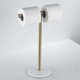 thumbnail image 2 of T-Shape Hand Towel Stand with Marble Base for Bathroom Countertop Tissue Rack Holder Kitchen Free-Standing Towel Hanger, 2 of 5