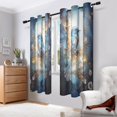 thumbnail image 6 of Bird Watercolor Blackout Curtains Thermal Insulation 63 inch Grommet for Bedroom Living Room Bathroom Kitchen Windows 2 Pack, 6 of 6