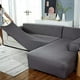 thumbnail image 1 of Fundas para sofá esquinero de 190-230c M, funda para canapé en forma de L, fundas elásticas grises/beige/azul con chaise lounge izquierda/derecha, protección para perros y gatos Rojo Verde Cocina, Decoración y Otros, 1 of 5