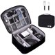 thumbnail image 1 of Multifunctional Electronics Bag Waterproof Portable Cable Bag for Tablet, External Hard Drive, Charger, Cables, Stuff, Adapters, Memory Cards, 2 Layer USB Cables, 1 of 5