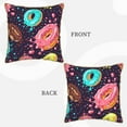 thumbnail image 3 of Kll Donuts1 Decorative Throw Pillow Covers Velvet Soft For Couch Sofa Bedroom Living Room Outdoor -16"X16", 3 of 8