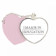 thumbnail image 1 of Quote yo principales en la educación Bolsa de viaje Mirror maquillaje corazón rosa, 1 of 4