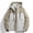 Gray, variant on USSUMA Men Jackets Waterproof Windbreaker Jacket Men Long Sleeve Hooded Full Zipper Pocket Coat Stylish Multicolor Loose Outerwear Running Fall Top