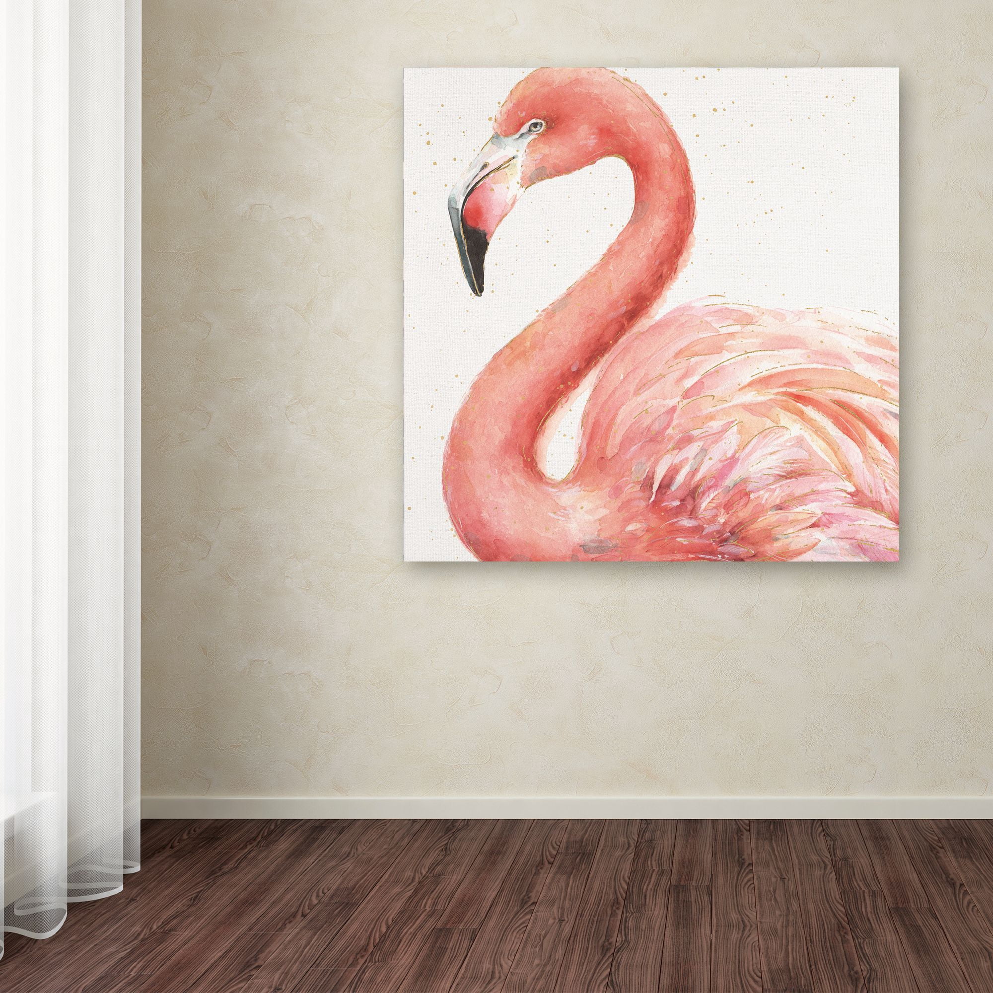 Trademark Fine Art 'Gracefully Pink III' Canvas Art by Lisa Audit