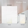 thumbnail image 3 of 100 Pack Gold & White Disposable Napkins, 7.5 x 4.25 Inch, 3-Ply Paper Napkins for Party, Wedding, or Everyday Use, 3 of 4