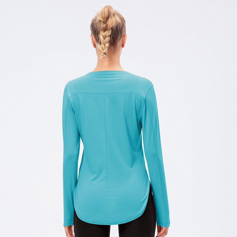 Women's Supersoft Terry Standard-Fit Long-Sleeve Shirttail Hem Shirt (Previously  Daily Ritual) 