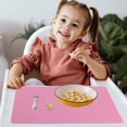 thumbnail image 3 of Set de Table en Silicone Résistant à la Chaleur Imperméable avec Bords Surélevés Antidérapant Anti-Taches pour Enfants Protecteur de Comptoir, 3 of 8