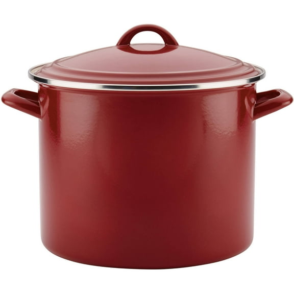 Ayesha Curry Enamel on Steel Stockpot, 12-Quart