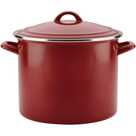 Ayesha Curry Enamel on Steel Stockpot, 12-Quart