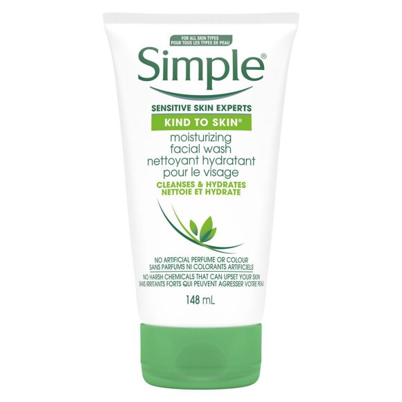 Simple Nettoyant Hydratant pour le Visage