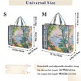 thumbnail image 2 of FORMRS Womens Corduroy Tote Bag Crossbody Shoulder Handbag with Pocket, Floral Seaside, 2 of 7