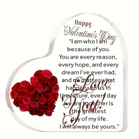 Anniversary Acrylic Gifts for Women Men Couple Wedding Gifts Happy Anniversary Christmas Gifts Inspiring Anniversary Keepsake Presents Gifts for Her Him Anniversary Presents for Couple Gifts