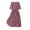 *1-Purple, variant on VBVC Women's Cotton-Linen Midi Dress,Ladies Ruffle V-Neck Button Down Sundress,Summer Drawstring Dress For Women,Green,S-2XL
