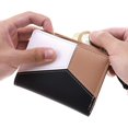 thumbnail image 3 of Bolsa de herramientas Titular de la tarjeta de crédito Carteras de cuero de la PU plegables para mujeres Damas Bolsillos con cremallera con múltiples ranuras Colgante de borlas Cremallera delgada, 3 of 5