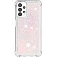 thumbnail image 2 of Slim Fit Phone Case for Samsung Galaxy A13, Glitter Liquid Quicksand Effect Silicone Soft TPU Case with Camera Lens and Screen Protection Cover for Galaxy A13 4G/5G,LSWT Pink, 2 of 8
