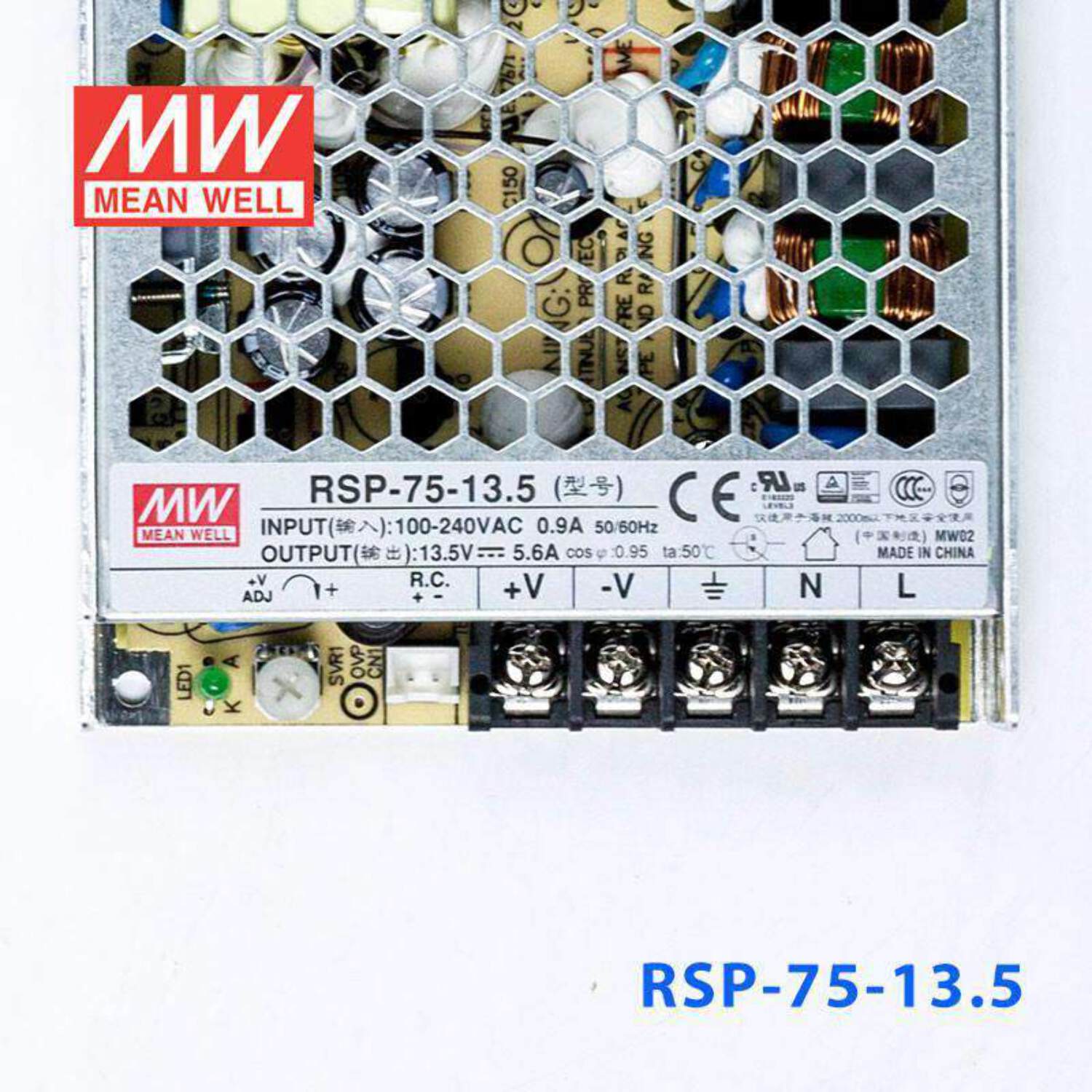 Mean Well RSP-75-13.5 Power Supply 75W 13.5V