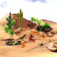 thumbnail image 2 of Set de figuras de animales del desierto SIENON, 32 piezas, con camello Fennec Fox, 2 of 6