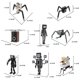 thumbnail image 1 of Moc Skibidi Toilet Man bloques de construcción Cámara altavoz ladrillos Audio Robot modelo juegos de decoración DIY juguete para niños adultos regalo, 1 of 4