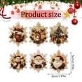 thumbnail image 3 of Christmas Pearl Diamond Art Painting Fridge Magnets Kit 6 Pcs, DIY Mosaic Crystal Refrigerator Decorative Magnet Art Sets for Adults, Holiday Craft Kit for Home Decor & Gifting, 3 of 7