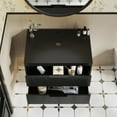 thumbnail image 3 of Eclife 30" Wall Mounted Floating Bathroom Vanity Base Only without Sink, Black, 3 of 9