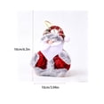 thumbnail image 3 of Fmbmuo Christmas Ornaments Christmas Tree Ornaments Fabric Doll Ornaments Santa Claus Snowman Doll Ornaments,Multicolor, 3 of 5