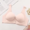 thumbnail image 6 of UngA Bras for Older Women Front Button Closure Bras Older Women No Underwire Comfort Front Snaps Front Closing Bra Light Pink,L, 6 of 6