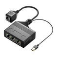 thumbnail image 5 of Kokiya RJ 45 Ethernet Splitter Cable 1 to 4 Ways 1000Mbps Splitter Ethernet Adapter for 1to4 1000Mbps Female, 5 of 9