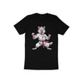 thumbnail image 4 of Funny Wolf Kung Fu Karate Judo Taekwondo Martial Art Gift T-Shirt Howling Wolf Martial Art Birthday Holiday Present Men Women Kids Tshirt, 4 of 10