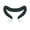 Black, variant on For Meta Quest 3 Silicone Face Cover Soft Breathable Skin-Friendly Sweatproof Hygienic VR Interface Pad
