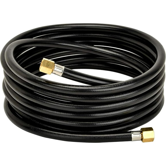 shiyou-only fire 18Ft Propane Flexible Hose Assembly with Both 3/8" Female Flare for Most Gas Grill, Heater, Generator, and Fire Pit Table