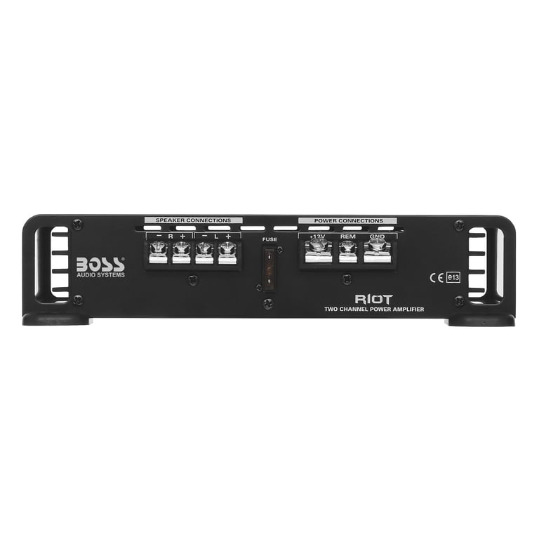 Boss Audio Systems, Car, 2 Channel Vehicle Audio Amplifier, Black