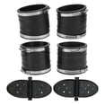 thumbnail image 1 of Kit de Manguera de Fuelle de Escape de Tubo en Y Inferior Superior ANGGREK Reemplazo para Mercruiser 807166A1, 1 of 8