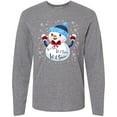 thumbnail image 3 of Inktastic Holiday Snowman Long Sleeve T-Shirt, 3 of 5