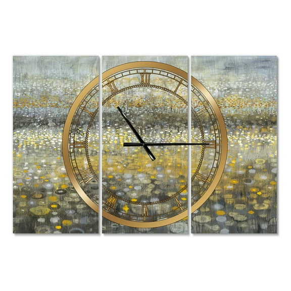 Designart 'Galm Abstract III' Modern Wall Clock