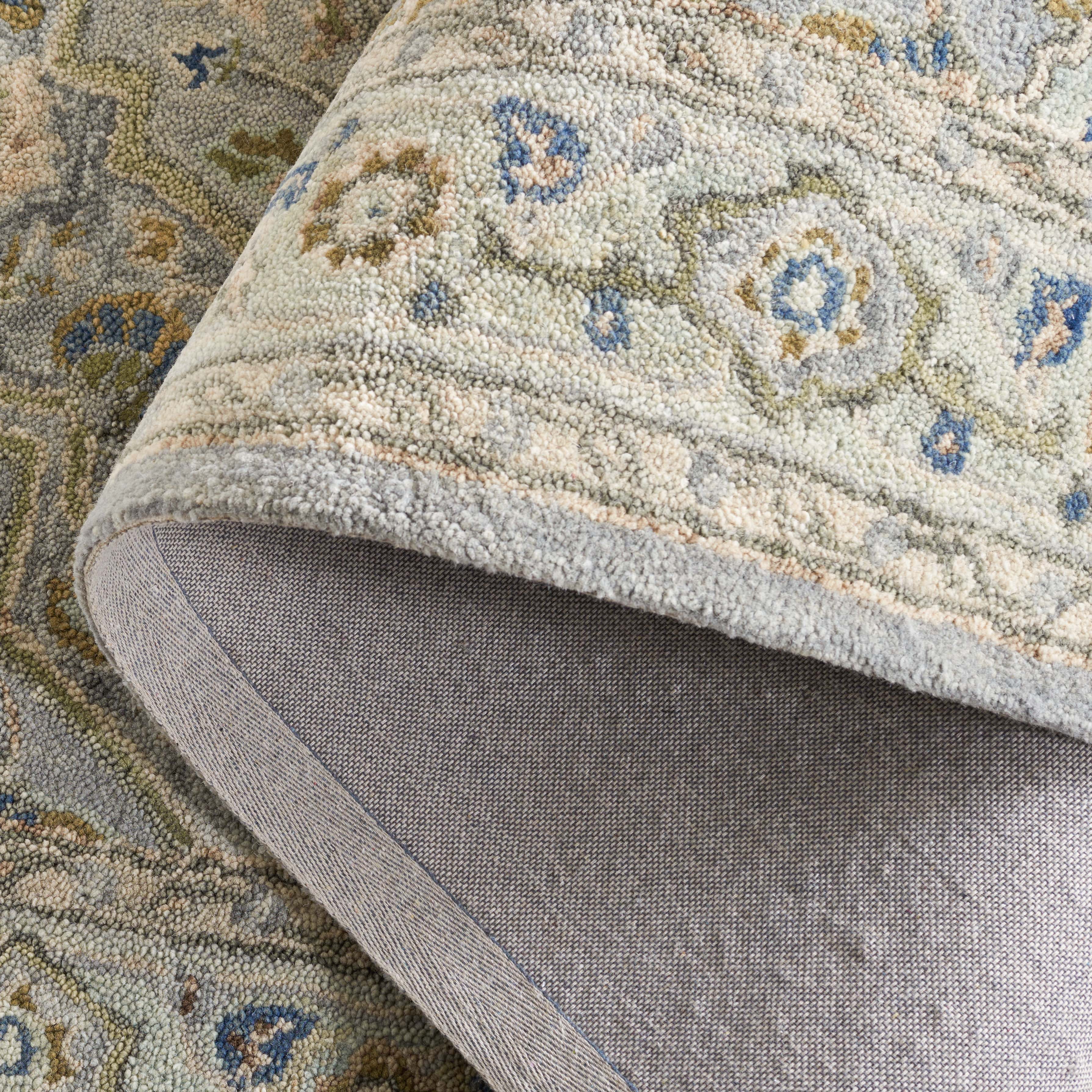 SAFAVIEH Heritage Geoff Oriental Area Rug, Ivory/Blue, 6' x 9'