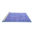 thumbnail image 2 of Ahgly Company Machine Washable Indoor Rectangle Persian Blue Traditional Area Rugs, 2' x 3', 2 of 4