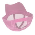 thumbnail image 4 of Unisex Plain Solid Baseball Cap Sun Visor Mesh Back Adjustable Ball Trucker Hat Pink, 4 of 4