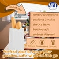 thumbnail image 6 of MT Products White Paper Bags, 8 lb Disposable Paper Lunch Bags Fold Top, Pack of 100, 6 of 13