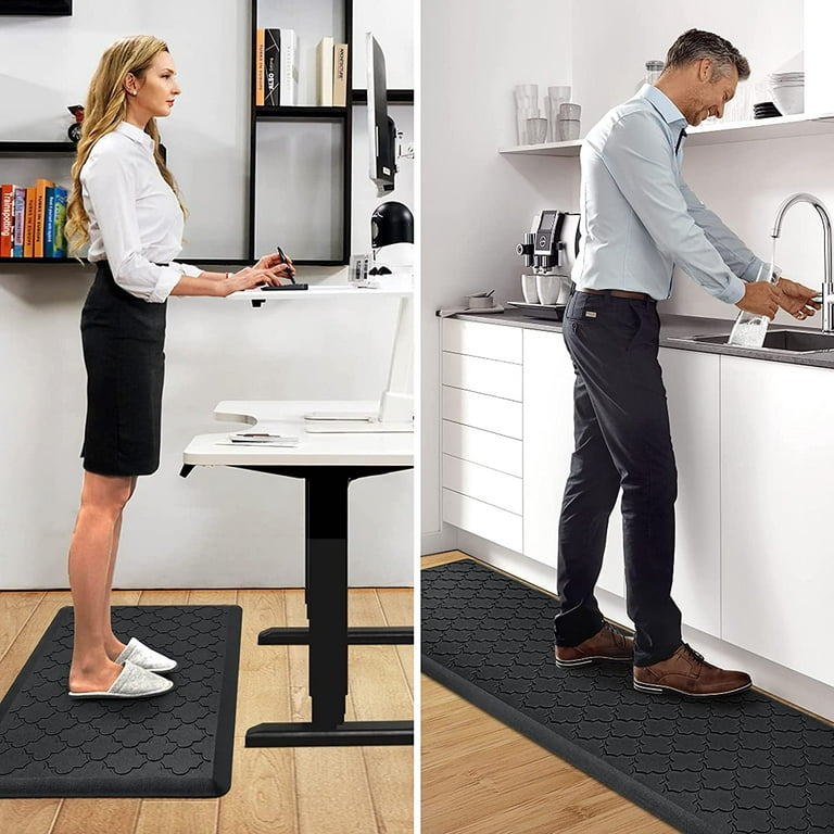 WISELIFE Kitchen Mat and Rugs Cushioned Anti-Fatigue Kitchen mats ,17.3x  28,Non Slip Waterproof