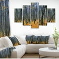 thumbnail image 1 of Dark Woods in Autumn Forest - Modern Forest Canvas Art, 1 of 3