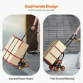 thumbnail image 5 of Stair Climbing Cart Heavy Duty Folding Hand Truck Dolly 440 lbs 6 Wheels, 5 of 12