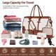 thumbnail image 4 of Bolsa de viaje ETRONIK Weekender Overnight para mujer XL Beige, 4 of 8