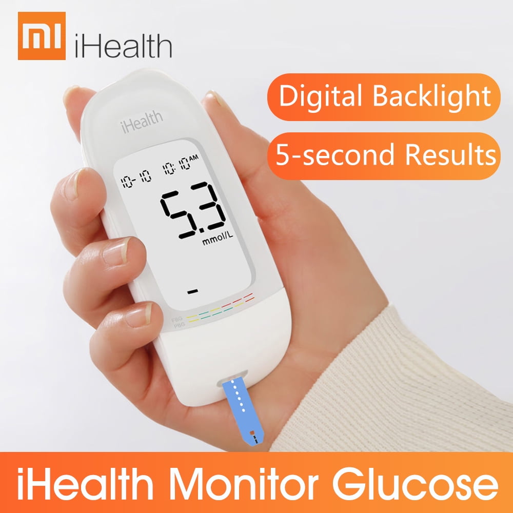 Mijia iHealth Monitor Glucose Test Meter Kit Diabetic Sugar Detection